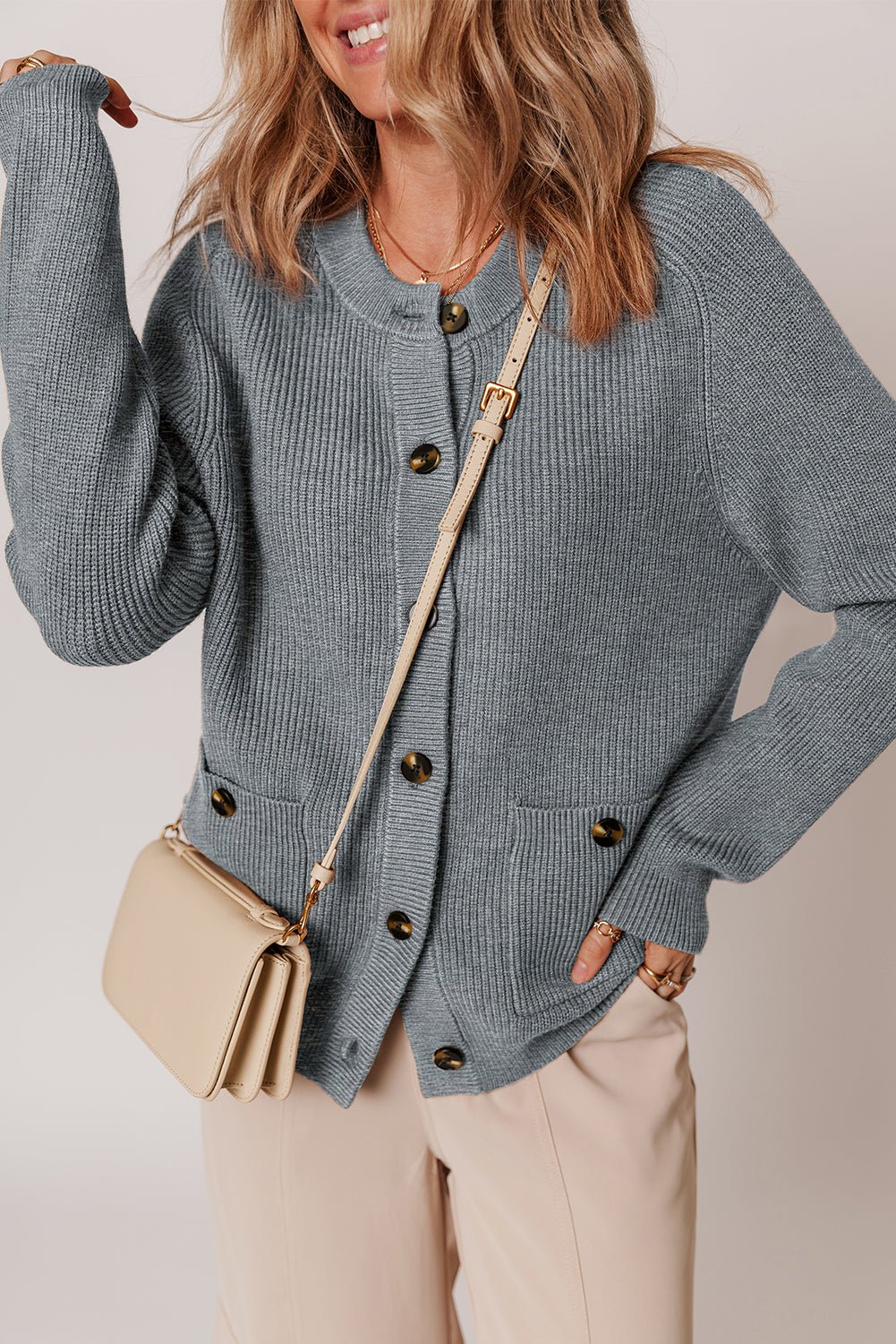 Samara Chunky Front Cardigan Sweater - Hello Beautiful BoutiqueCardigansThreaded Pear