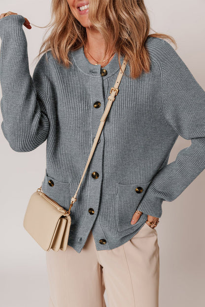 Samara Chunky Front Cardigan Sweater - Hello Beautiful BoutiqueCardigansThreaded Pear