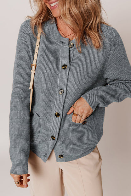 Samara Chunky Front Cardigan Sweater - Hello Beautiful BoutiqueCardigansThreaded Pear