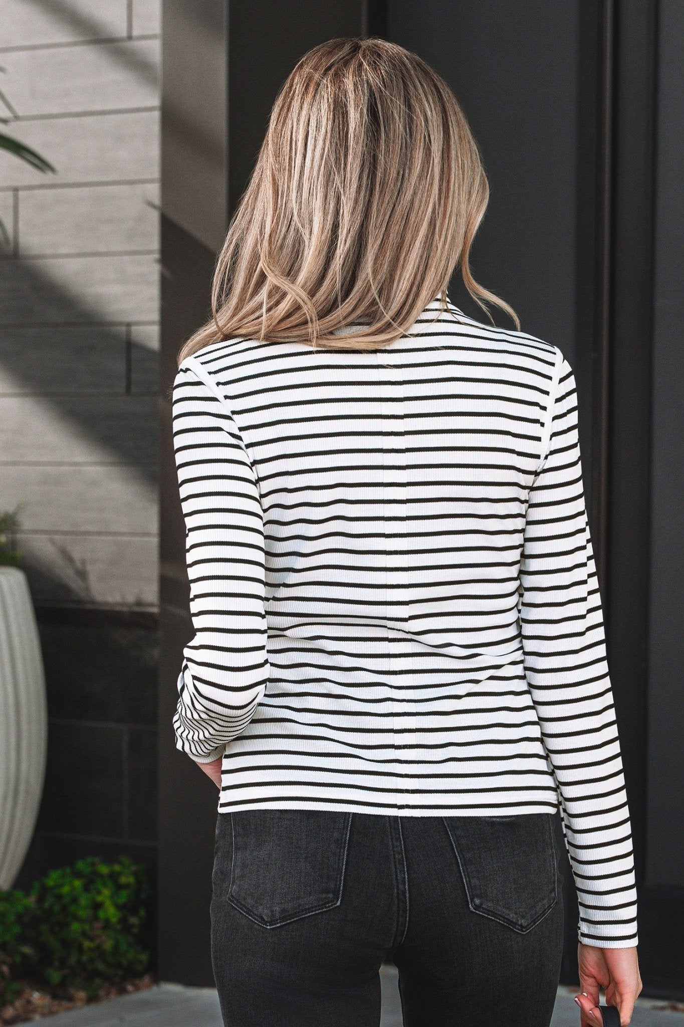 Samira Sleeve Slim top Long Sleeve Top - Hello Beautiful BoutiqueLong Sleeve TopsThreaded Pear