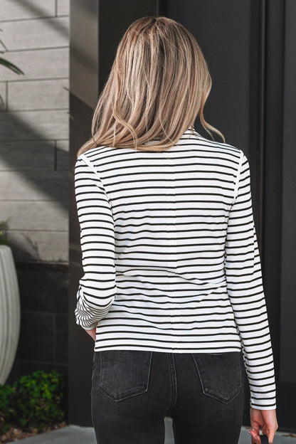 Samira Sleeve Slim top Long Sleeve Top - Hello Beautiful BoutiqueLong Sleeve TopsThreaded Pear
