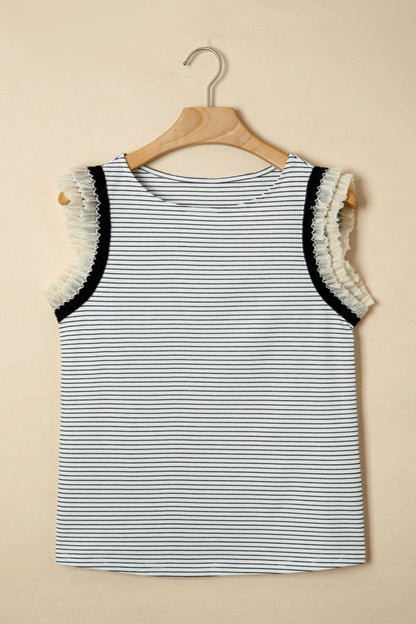 Sarah Trim Casual Tank Top - Hello Beautiful BoutiqueTank TopsThreaded Pear