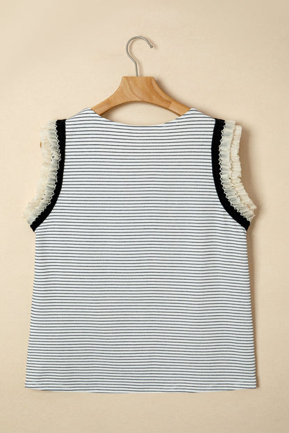 Sarah Trim Casual Tank Top - Hello Beautiful BoutiqueTank TopsThreaded Pear
