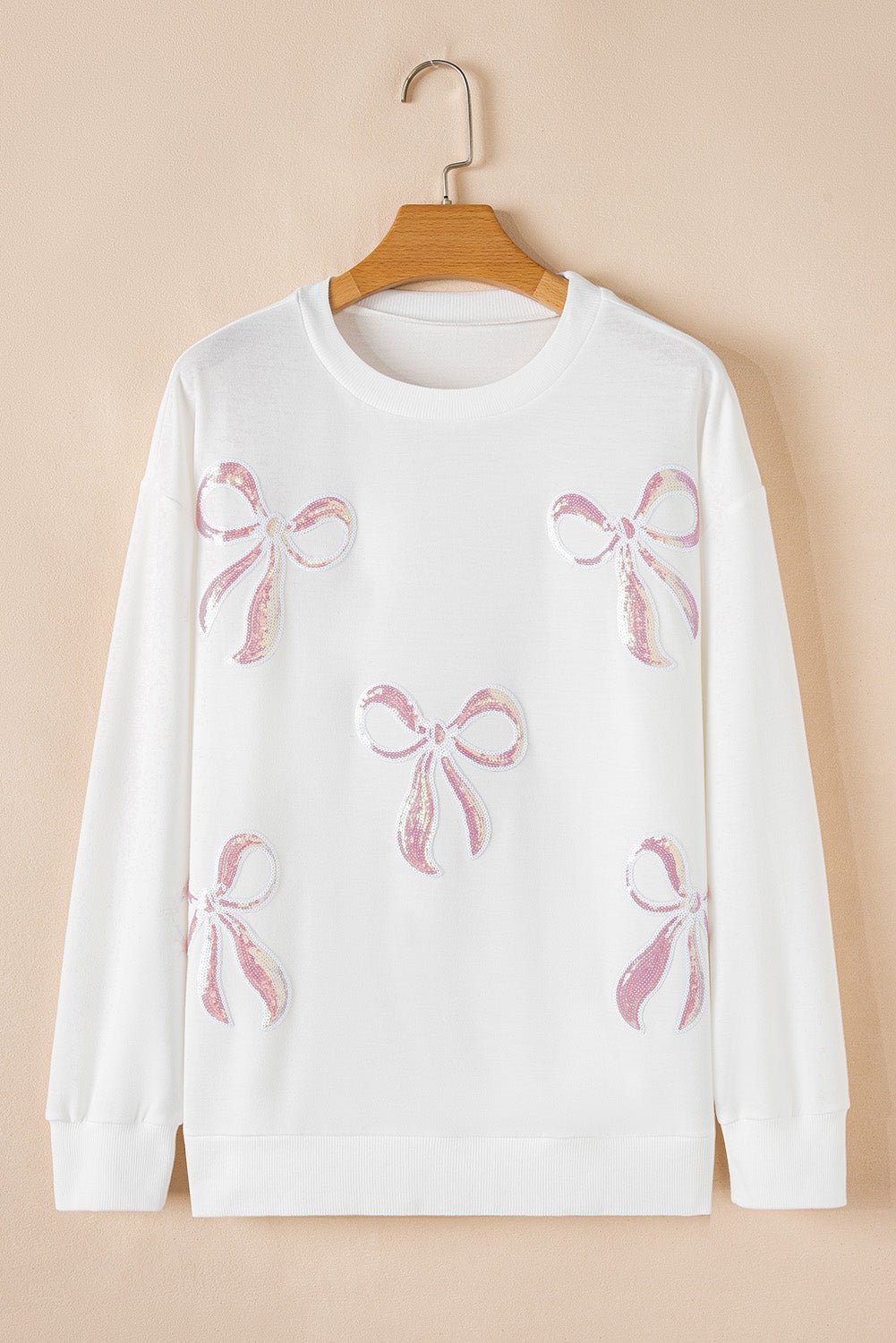 Saratris Drop Shoulder Oversized Sweatshirt - Hello Beautiful BoutiqueSweatshirts & HoodiesThreaded Pear