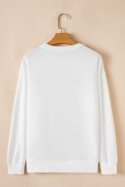 Saratris Drop Shoulder Oversized Sweatshirt - Hello Beautiful BoutiqueSweatshirts & HoodiesThreaded Pear