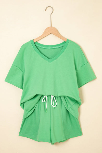 Sariyah Drop Shoulder Tee - Hello Beautiful BoutiqueShort SetsThreaded Pear