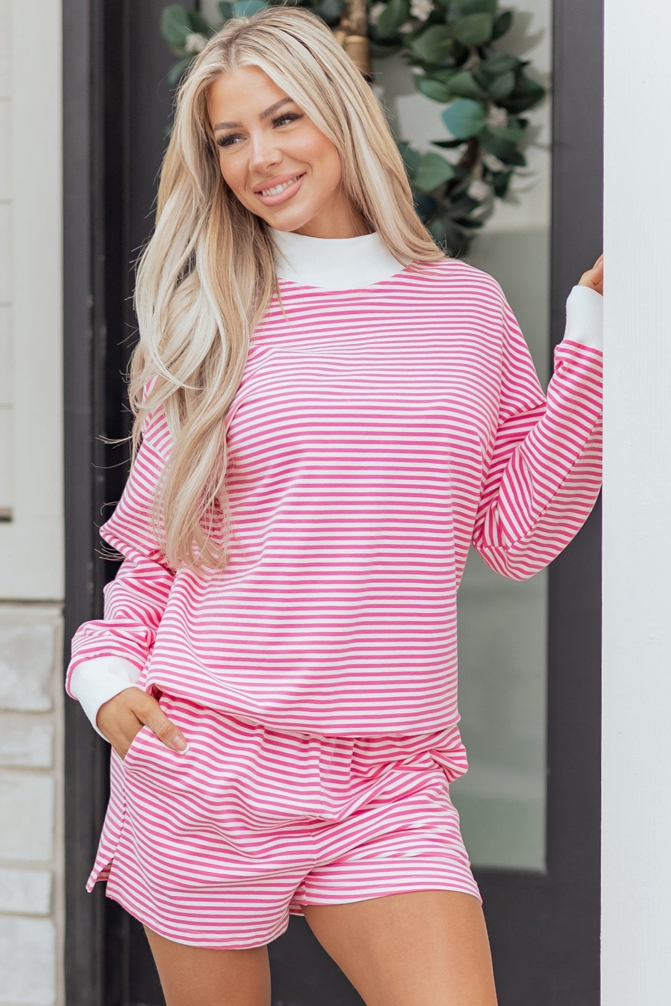 Sariyah Sweatshirt and Shorts Set - Hello Beautiful BoutiqueShort SetsThreaded Pear