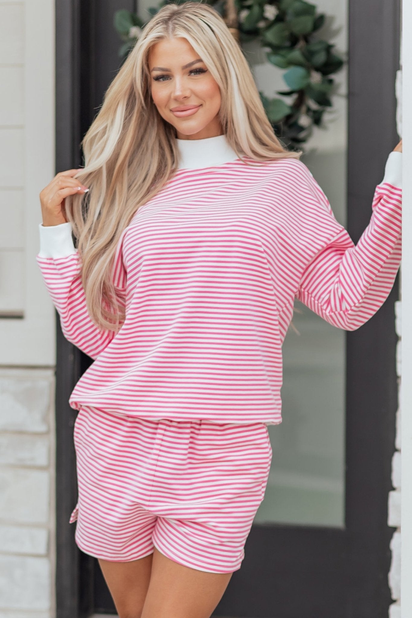 Sariyah Sweatshirt and Shorts Set - Hello Beautiful BoutiqueShort SetsThreaded Pear