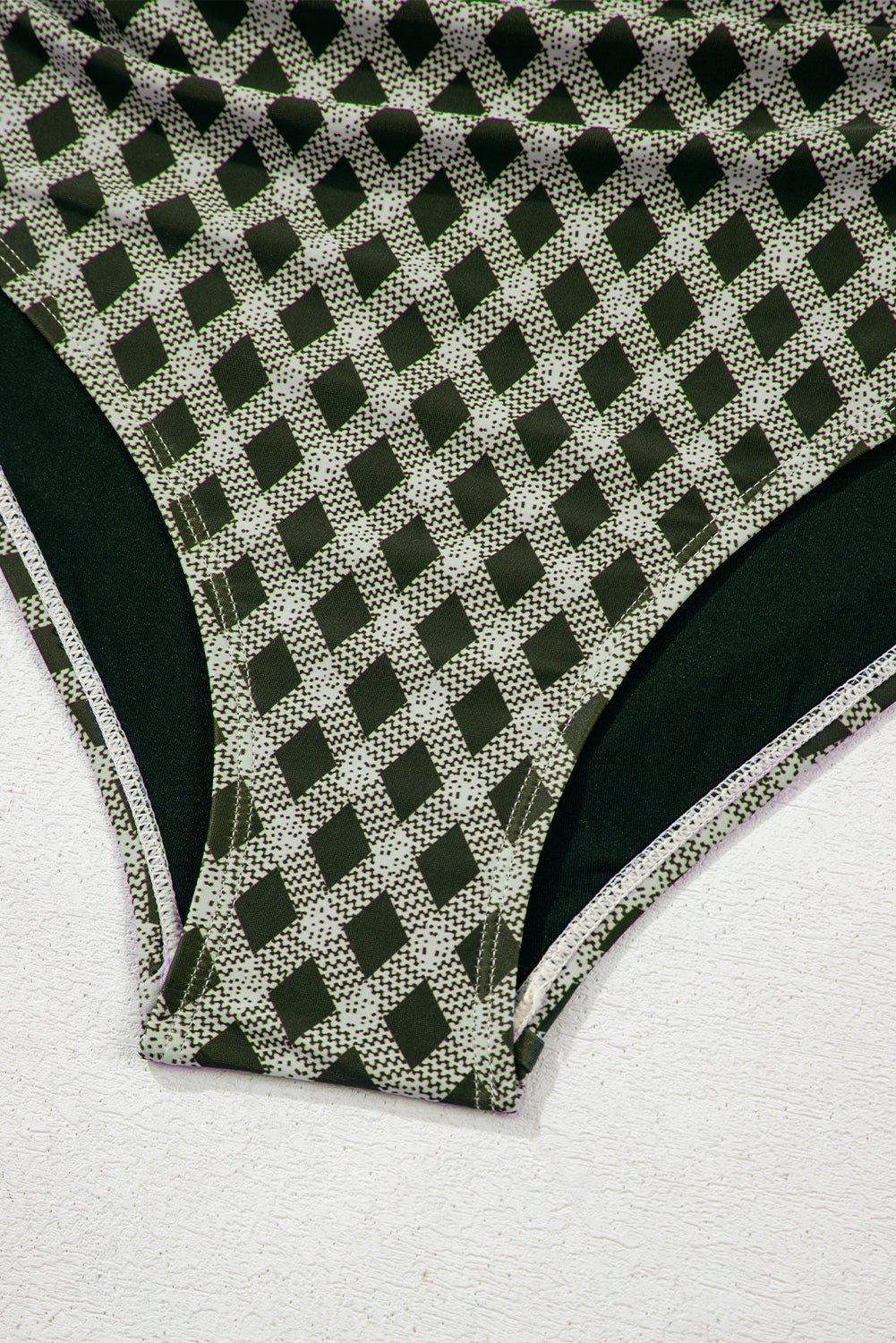 Sasha Patchwork High Waisted Bikini - Hello Beautiful BoutiqueBikinisThreaded Pear