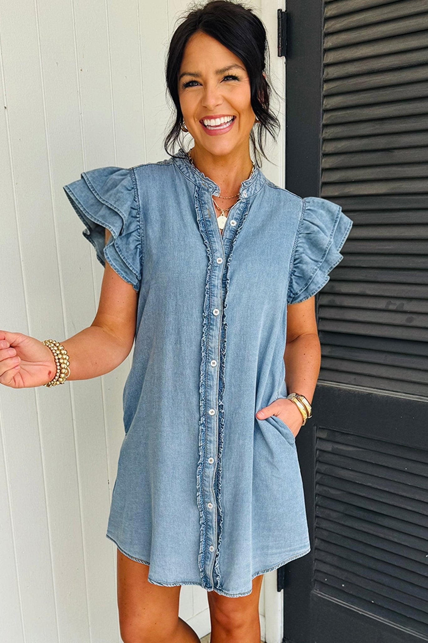 Sasha Short Sleeve Mini Dress - Hello Beautiful BoutiqueMini DressesThreaded Pear