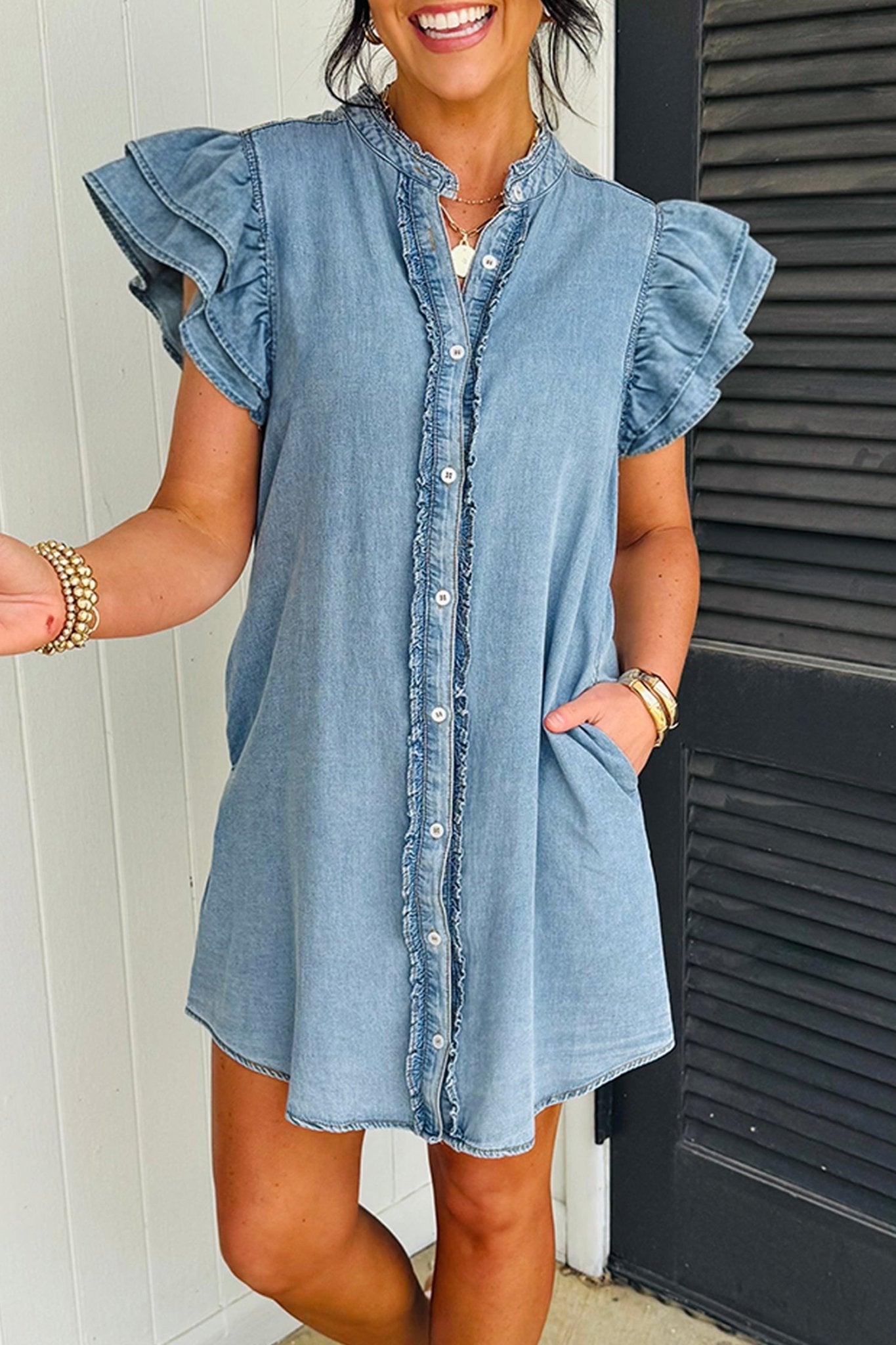 Sasha Short Sleeve Mini Dress - Hello Beautiful BoutiqueMini DressesThreaded Pear