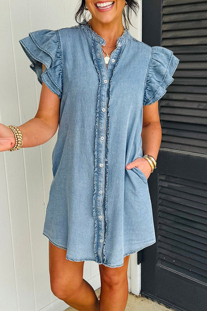 Sasha Short Sleeve Mini Dress - Hello Beautiful BoutiqueMini DressesThreaded Pear