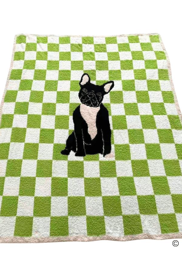 SC - ETA 6/30 - Walter Wiggles Check Blanket© - Hello Beautiful BoutiqueWS 600 AccessoriesNash Grey Wholesale
