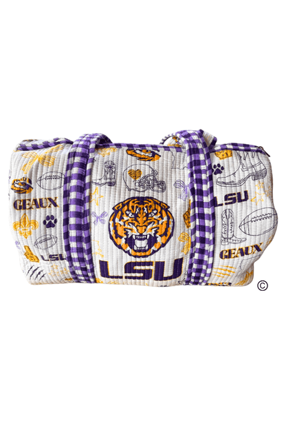 SC - LSU Duffel Bag© - Hello Beautiful BoutiqueWS 640 HandbagsNash Grey Wholesale