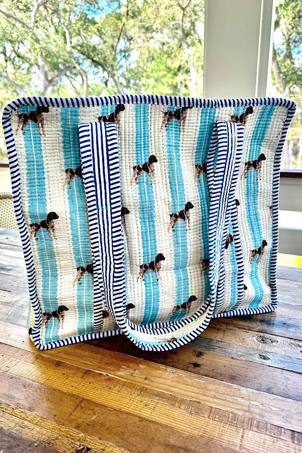 SC - Rue in Blue Tote Bag© - Hello Beautiful BoutiqueWS 640 HandbagsNash Grey Wholesale