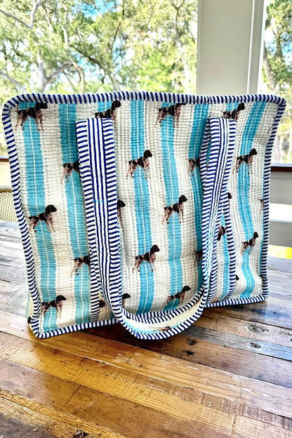 SC - Rue in Blue Tote Bag© - Hello Beautiful BoutiqueWS 640 HandbagsNash Grey Wholesale