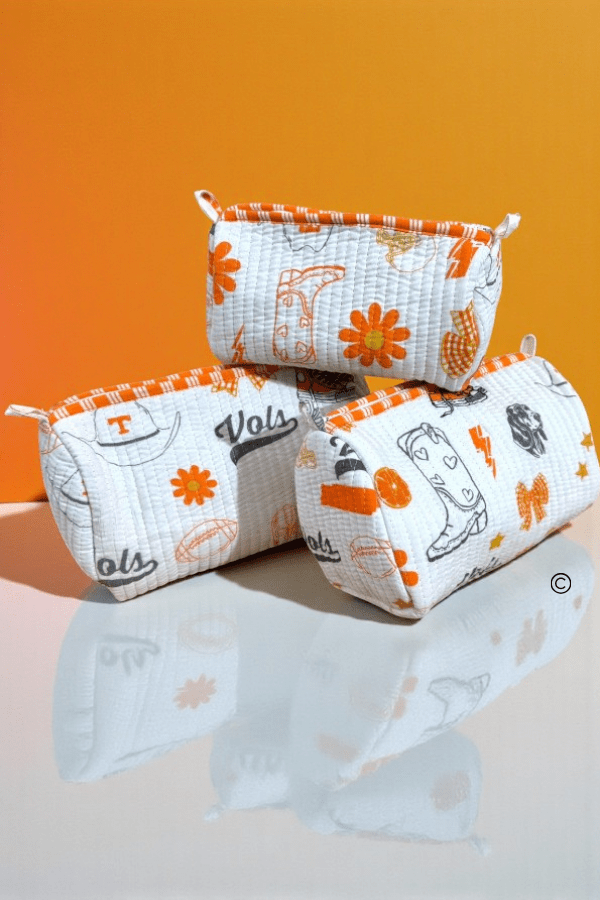 SC - Sweet as Tennessee Cosmetic Bag Set© - Hello Beautiful BoutiqueWS 600 AccessoriesNash Grey Wholesale