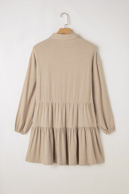 Scarlet Sleeve Tiered Pleated Shirt - Hello Beautiful Boutique20% OFFThreaded Pear