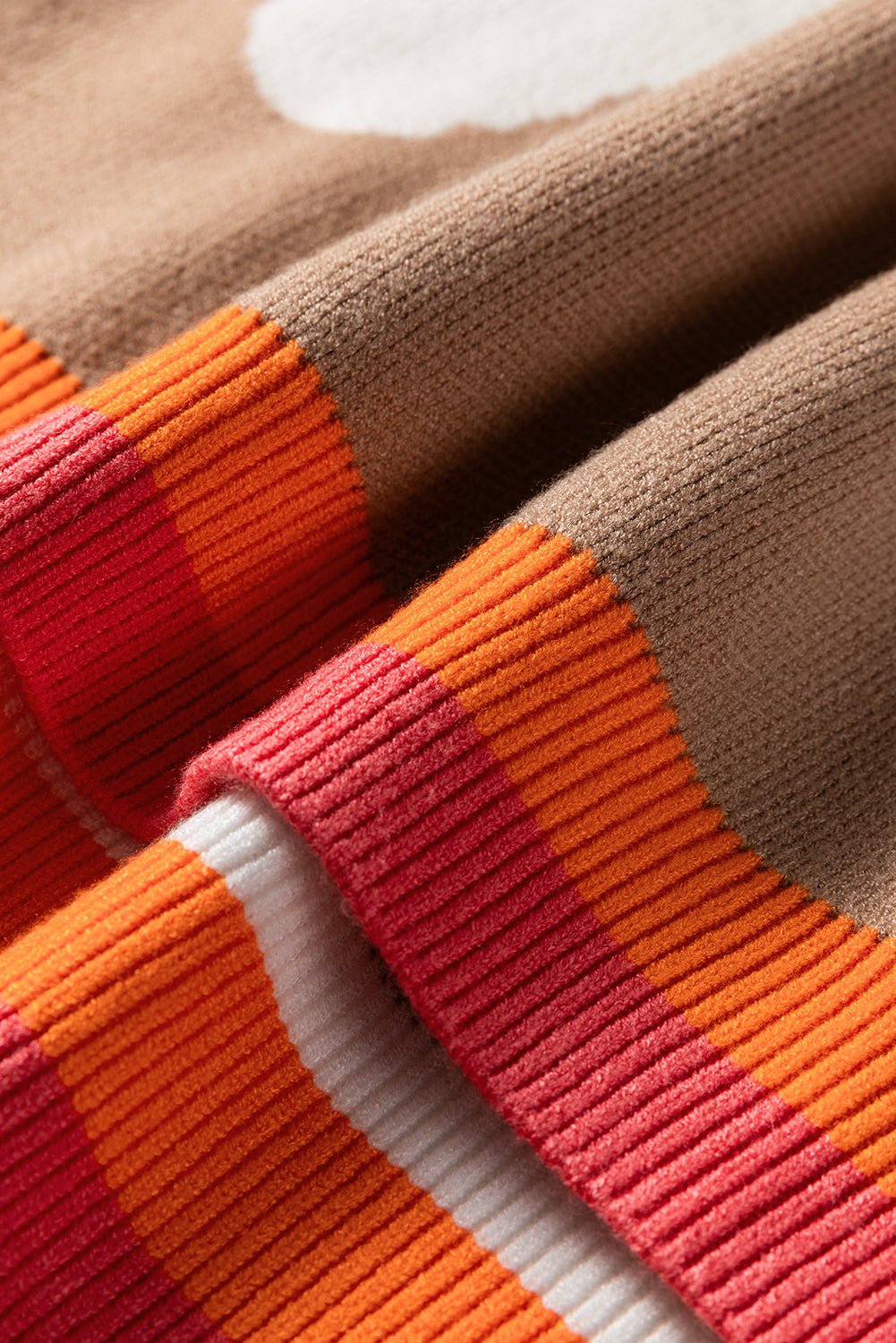 Scarlett Contrast Striped Baggy Sweater - Hello Beautiful BoutiqueSweatersThreaded Pear
