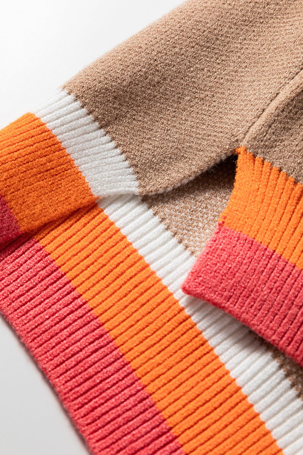 Scarlett Contrast Striped Baggy Sweater - Hello Beautiful BoutiqueSweatersThreaded Pear