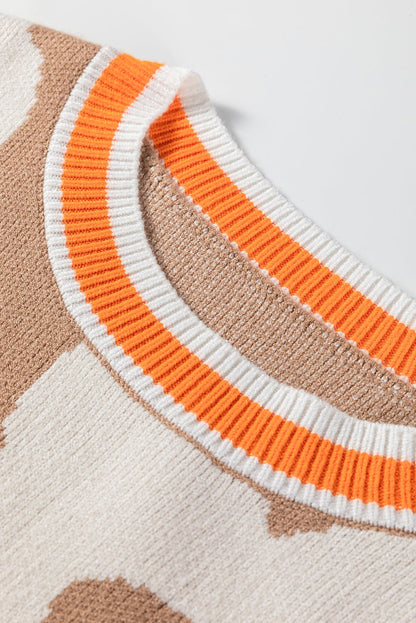Scarlett Contrast Striped Baggy Sweater - Hello Beautiful BoutiqueSweatersThreaded Pear
