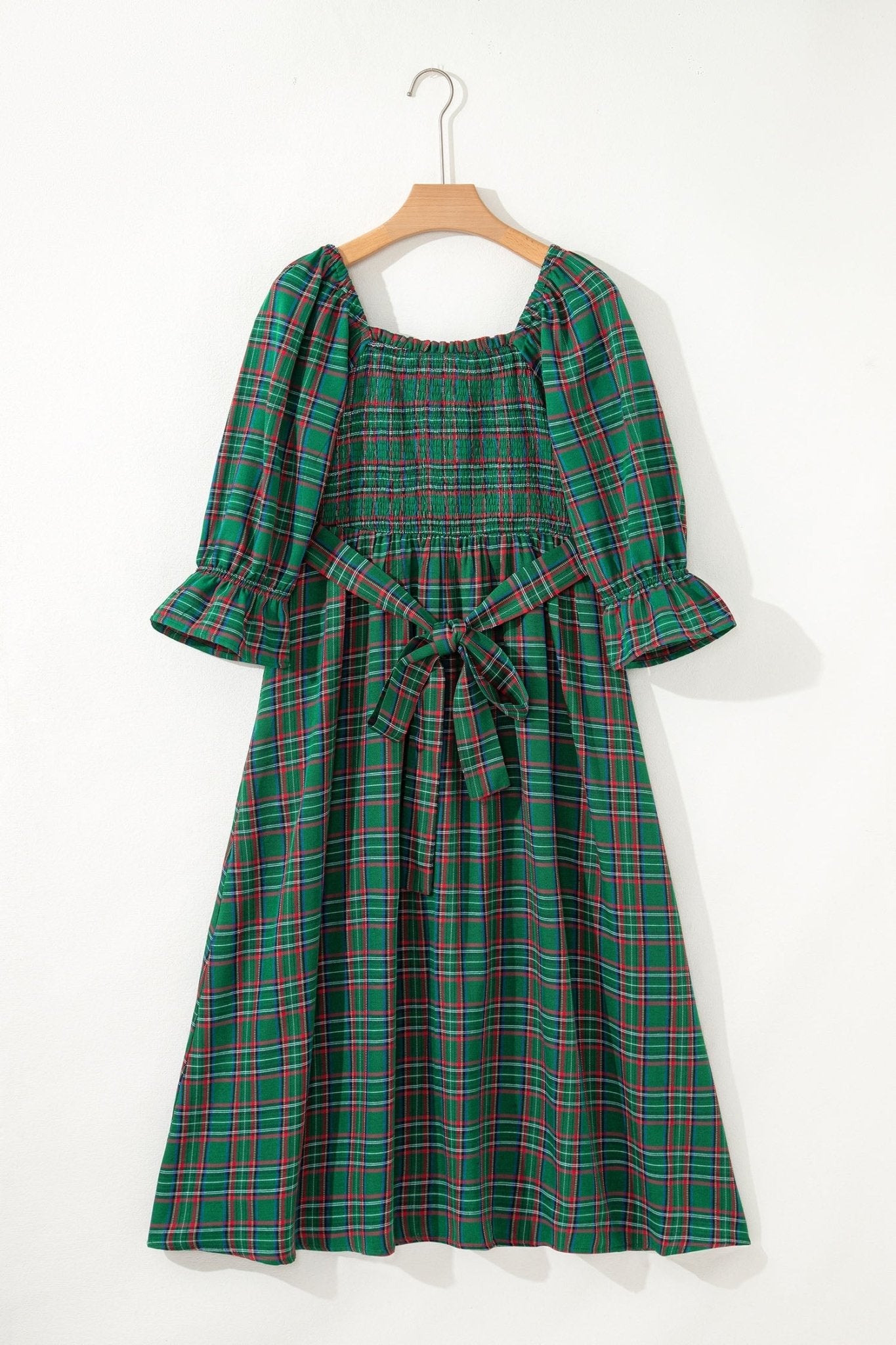 Scarlett Waist Flared Midi Dress - Hello Beautiful BoutiqueMidi DressesThreaded Pear