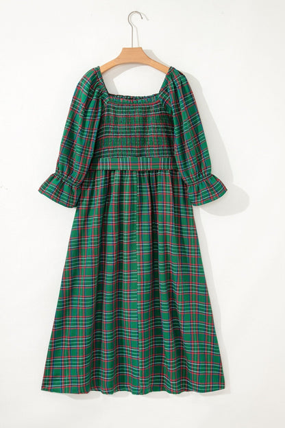 Scarlett Waist Flared Midi Dress - Hello Beautiful BoutiqueMidi DressesThreaded Pear