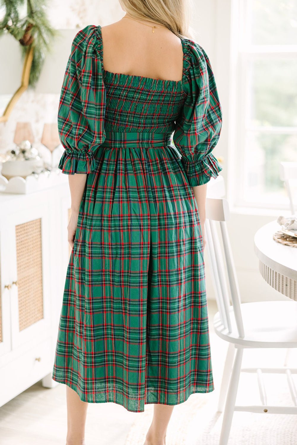Scarlett Waist Flared Midi Dress - Hello Beautiful BoutiqueMidi DressesThreaded Pear