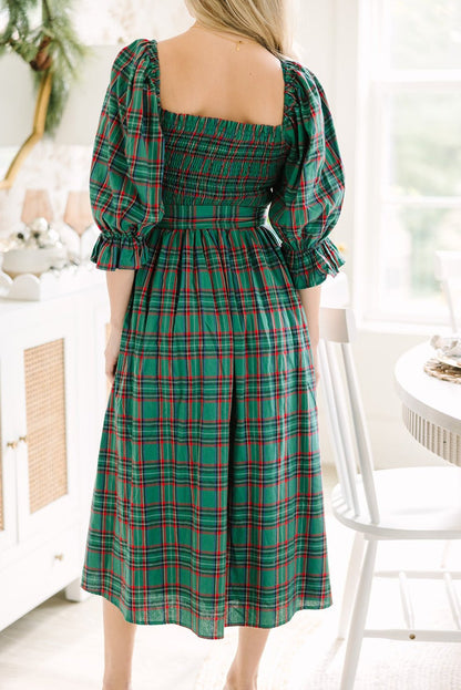 Scarlett Waist Flared Midi Dress - Hello Beautiful BoutiqueMidi DressesThreaded Pear