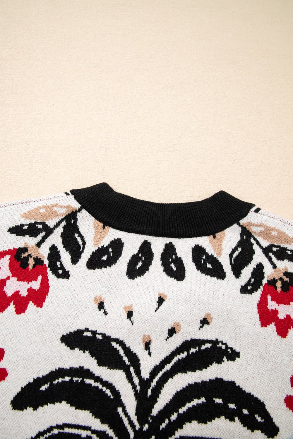 Selene Print Front Knit Cardigan - Hello Beautiful BoutiqueCardigansThreaded Pear