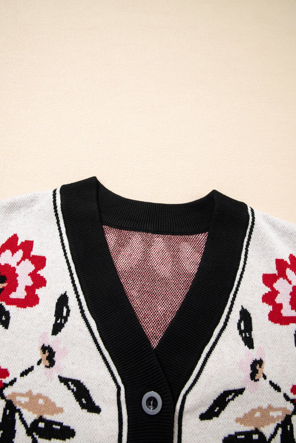 Selene Print Front Knit Cardigan - Hello Beautiful BoutiqueCardigansThreaded Pear