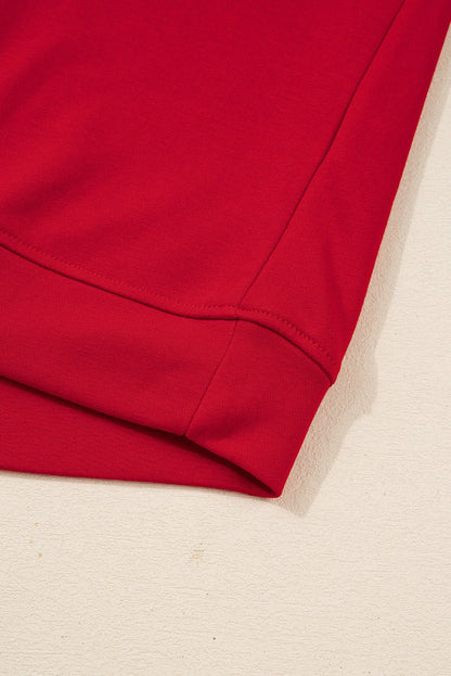 Seramya Striped Detail Varsity Sweatshirt - Hello Beautiful BoutiqueSweatshirts & HoodiesThreaded Pear