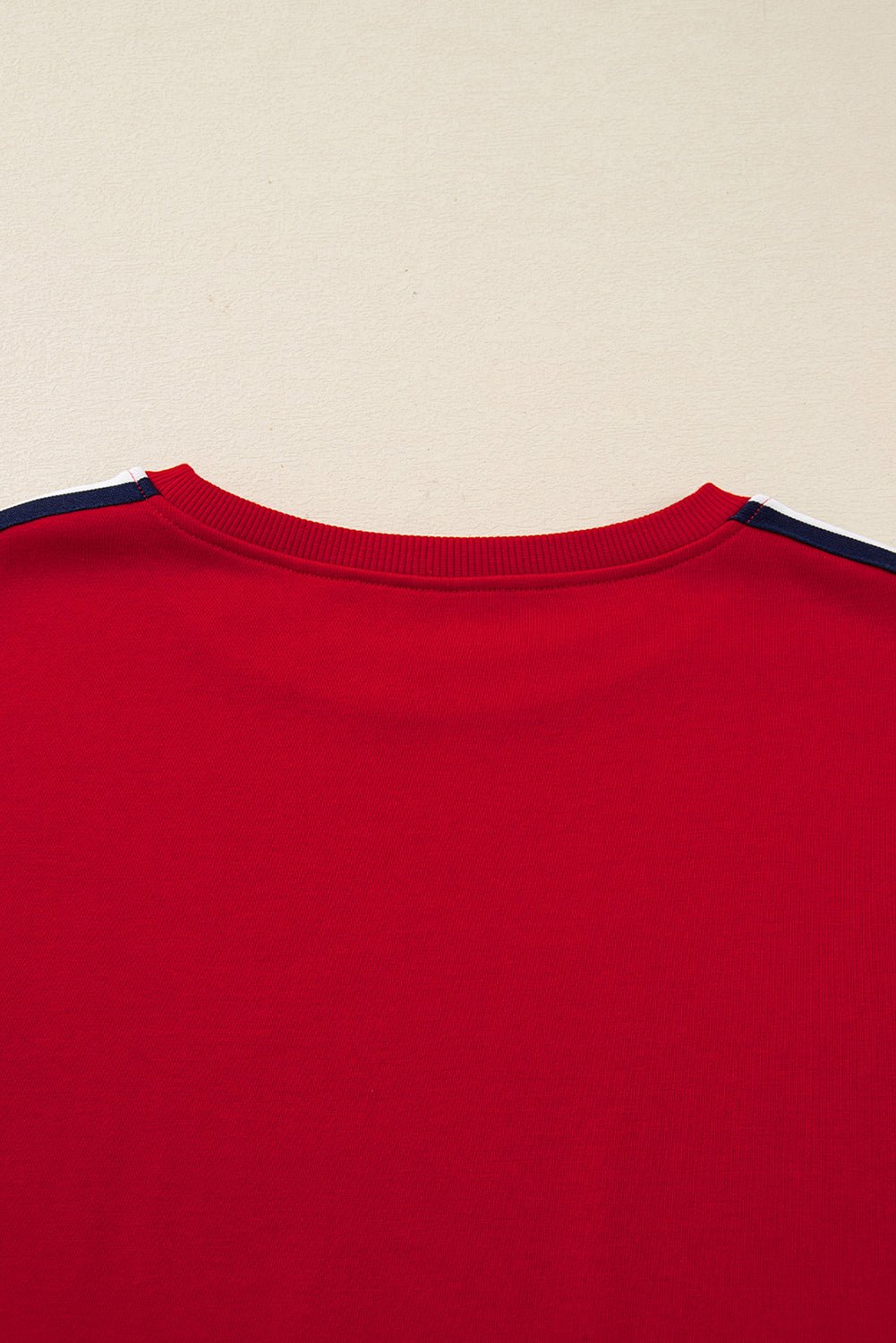 Seramya Striped Detail Varsity Sweatshirt - Hello Beautiful BoutiqueSweatshirts & HoodiesThreaded Pear
