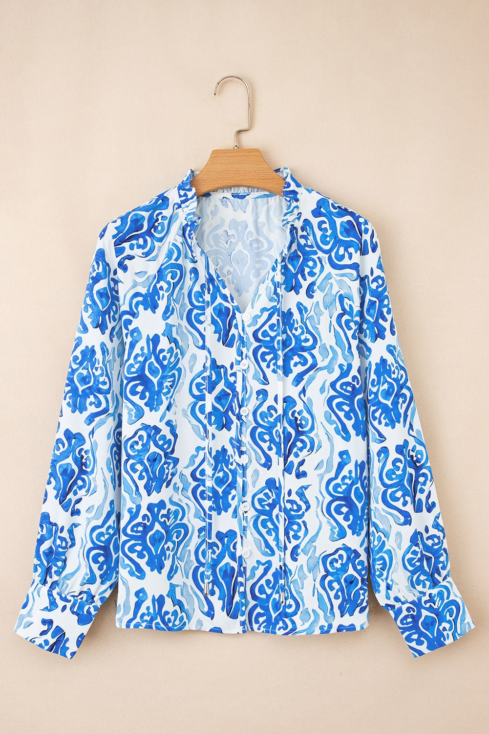 Serena Front Puff Sleeve Shirt - Hello Beautiful BoutiqueBlouses & ShirtsThreaded Pear