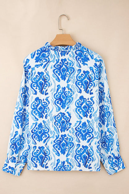 Serena Front Puff Sleeve Shirt - Hello Beautiful BoutiqueBlouses & ShirtsThreaded Pear