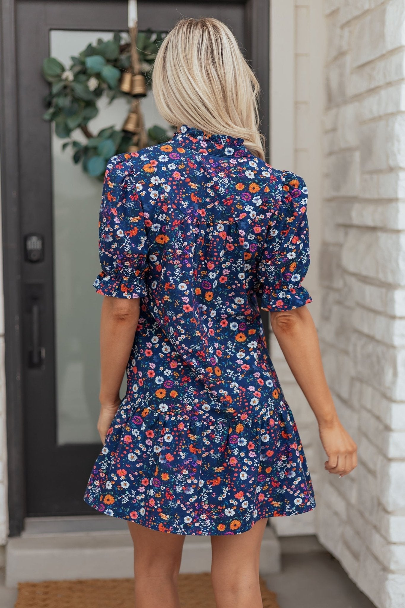 Serenity Puff Sleeve Mini Dress - Hello Beautiful BoutiqueFloral DressesThreaded Pear