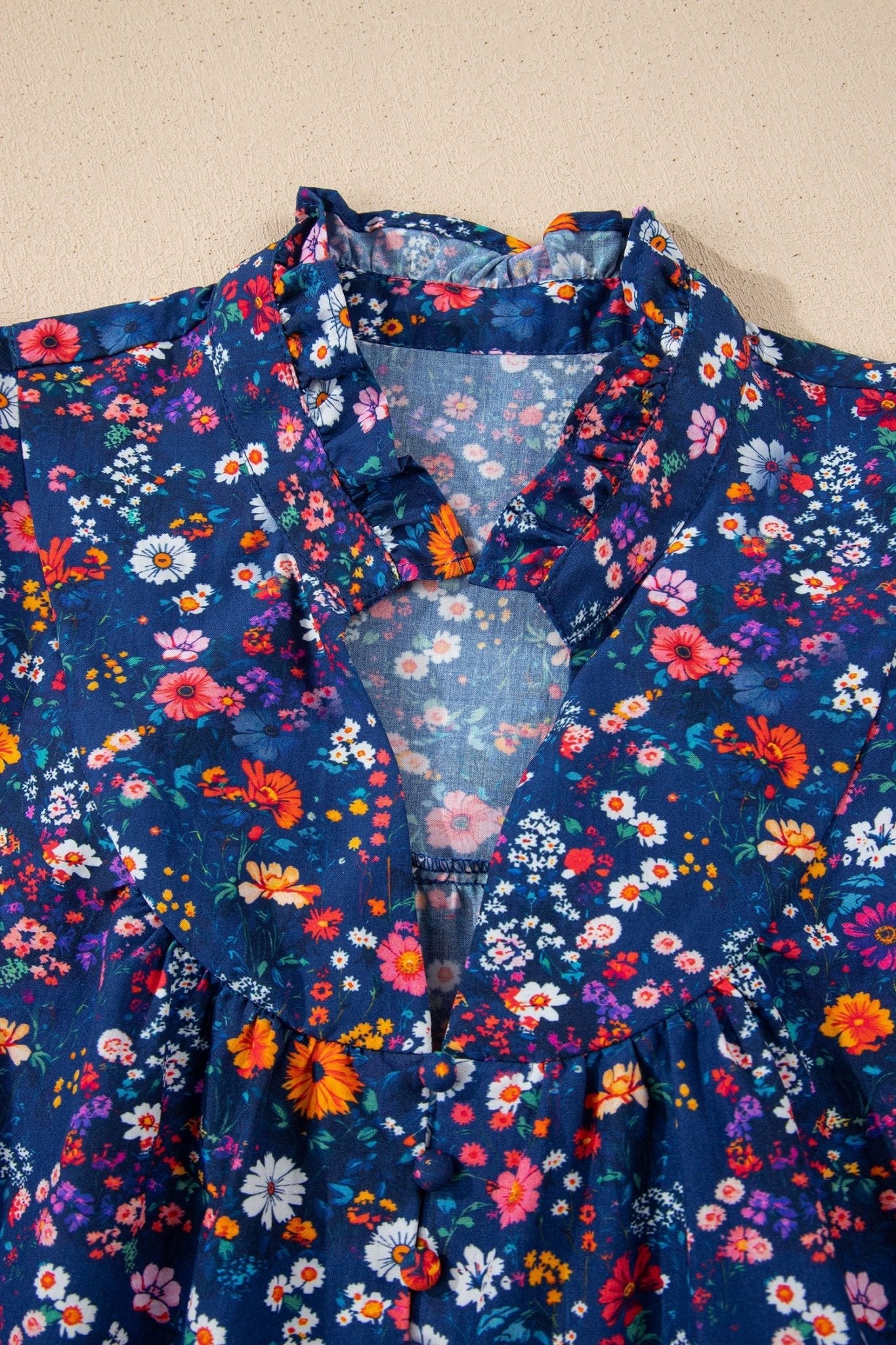 Serenity Puff Sleeve Mini Dress - Hello Beautiful BoutiqueFloral DressesThreaded Pear