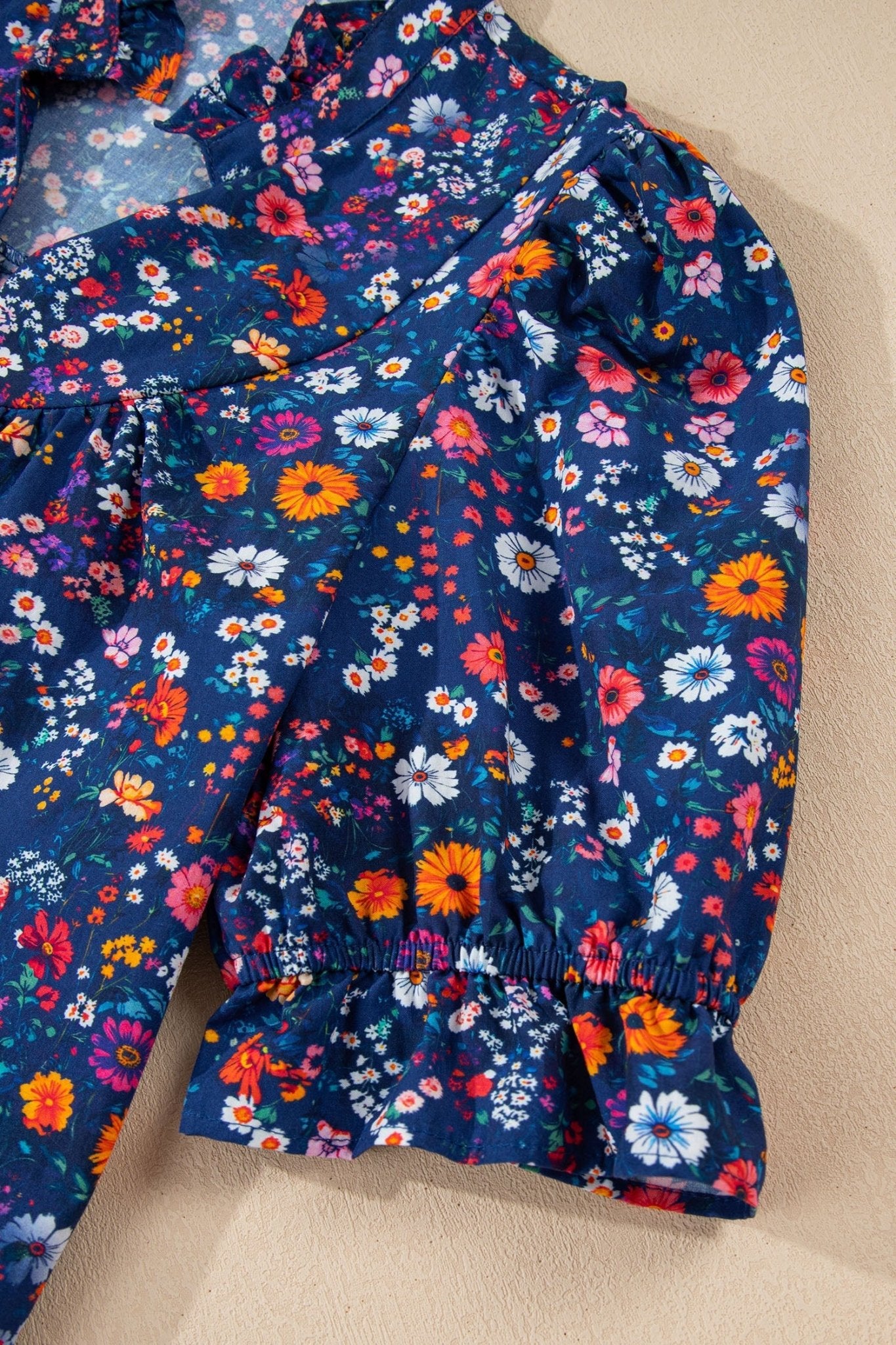 Serenity Puff Sleeve Mini Dress - Hello Beautiful BoutiqueFloral DressesThreaded Pear