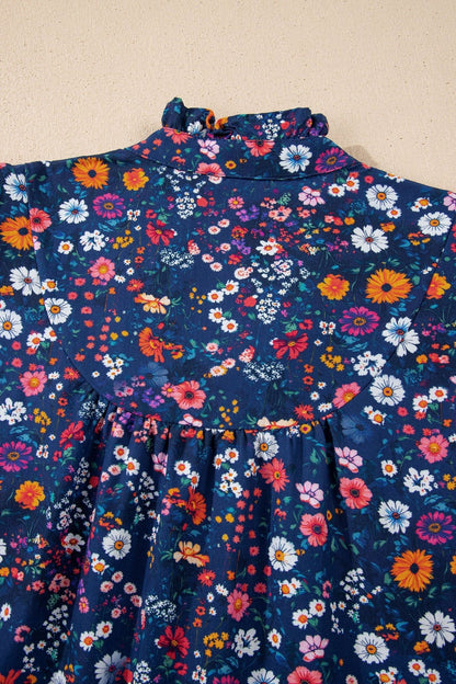 Serenity Puff Sleeve Mini Dress - Hello Beautiful BoutiqueFloral DressesThreaded Pear