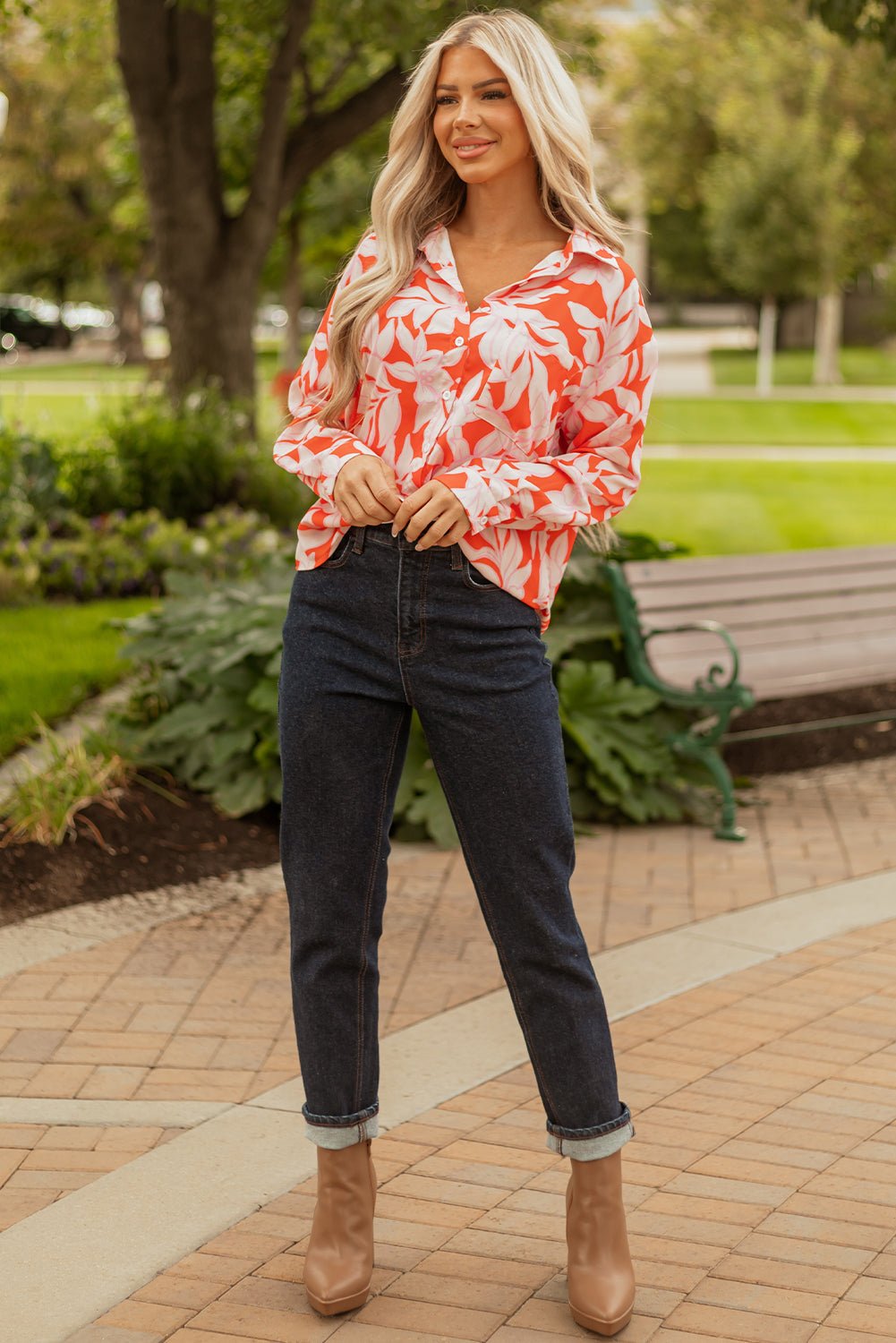 Serenity Single Chest Up Shirt - Hello Beautiful BoutiqueBlouses & ShirtsThreaded Pear