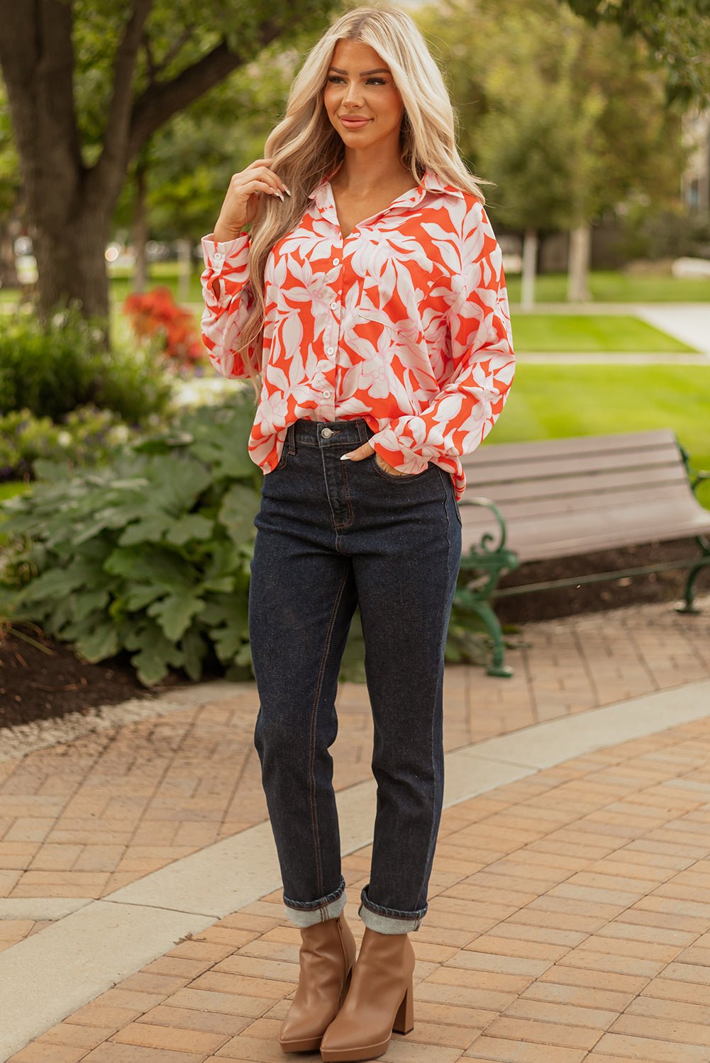 Serenity Single Chest Up Shirt - Hello Beautiful BoutiqueBlouses & ShirtsThreaded Pear