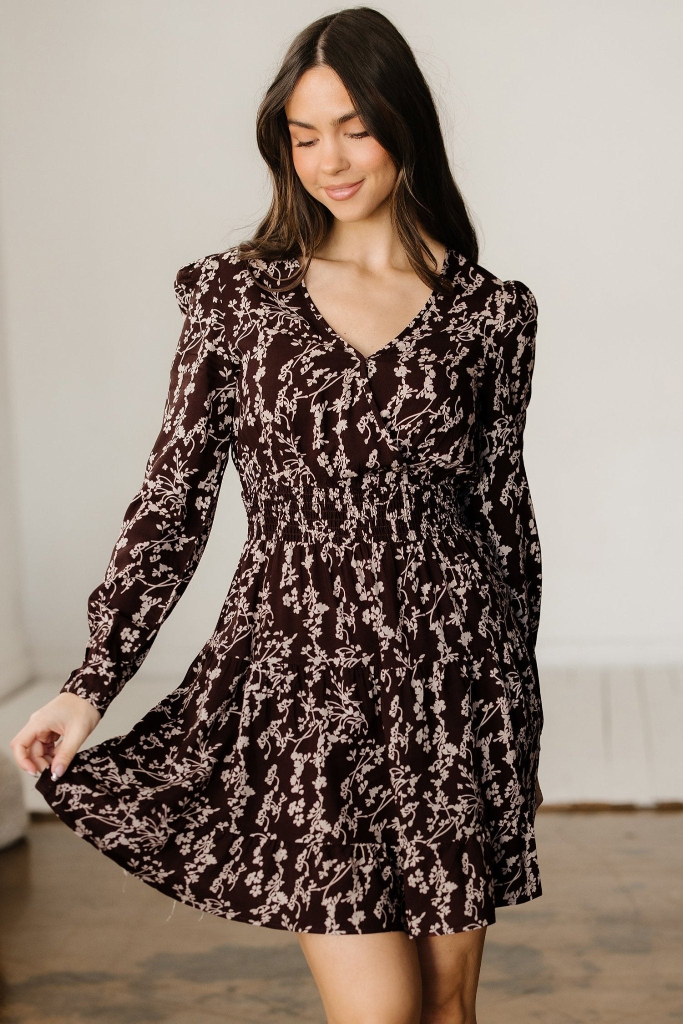 Serenity Waist Flared Mini Dress - Hello Beautiful BoutiqueMini DressesThreaded Pear