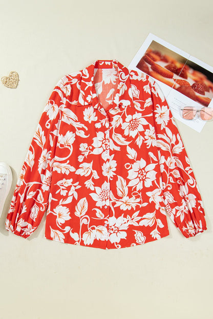 Shelby Print Loose Up PLUS Shirt - Hello Beautiful BoutiquePlus Size Blouses & ShirtsThreaded Pear