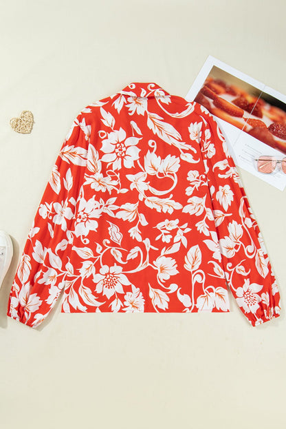 Shelby Print Loose Up PLUS Shirt - Hello Beautiful BoutiquePlus Size Blouses & ShirtsThreaded Pear