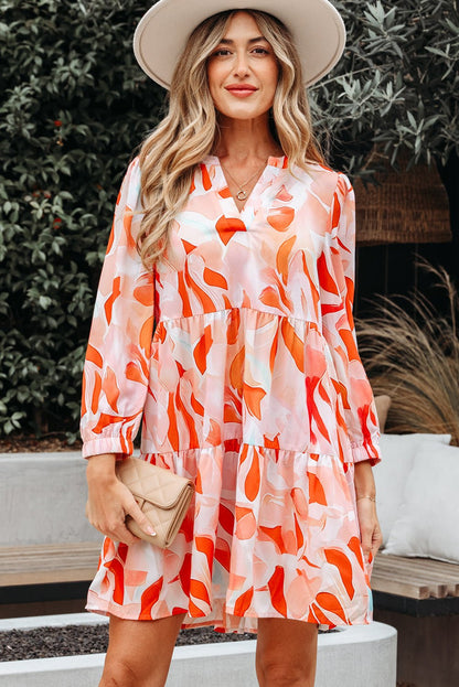 Sierra Print Long Sleeve Dress - Hello Beautiful Boutique15% OFFThreaded Pear