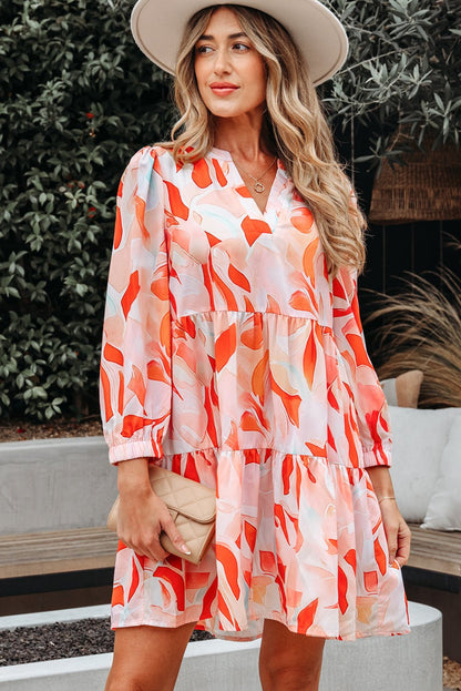 Sierra Print Long Sleeve Dress - Hello Beautiful Boutique15% OFFThreaded Pear