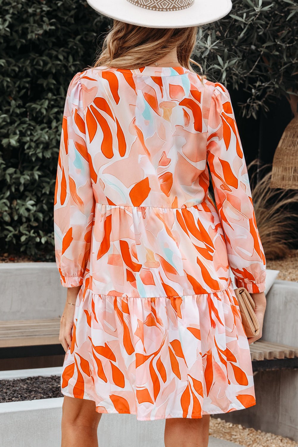 Sierra Print Long Sleeve Dress - Hello Beautiful Boutique15% OFFThreaded Pear