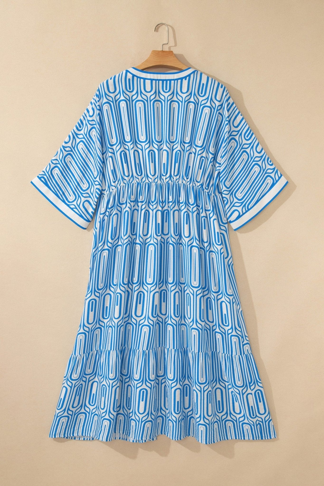 Siya Bracelet Sleeve Long PLUS Dress - Hello Beautiful BoutiquePlus Size Maxi DressesThreaded Pear
