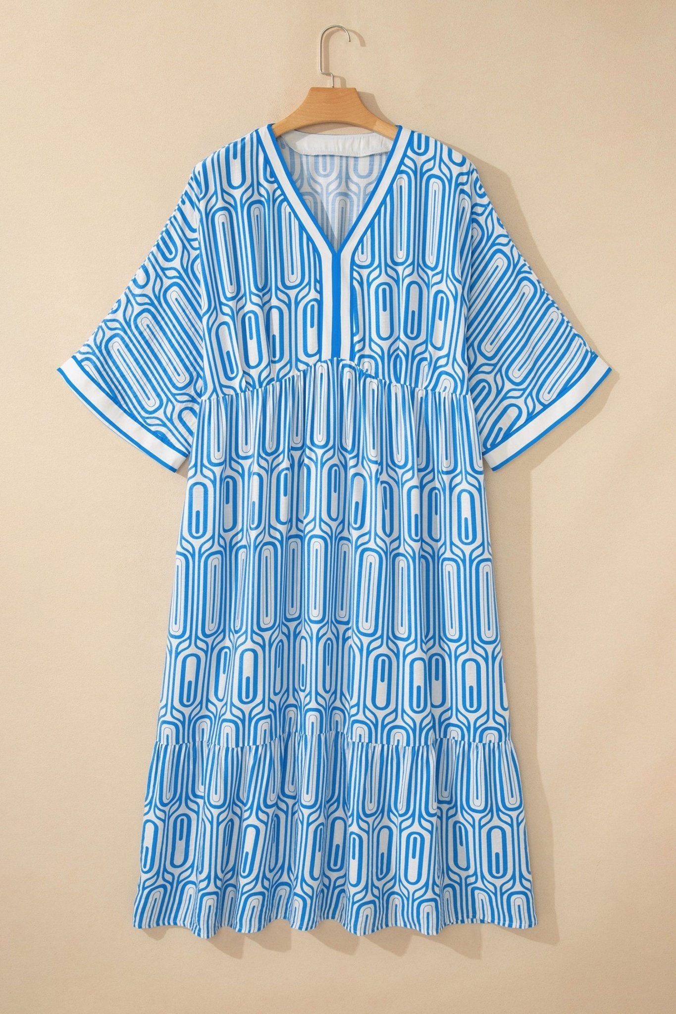 Siya Bracelet Sleeve Long PLUS Dress - Hello Beautiful BoutiquePlus Size Maxi DressesThreaded Pear
