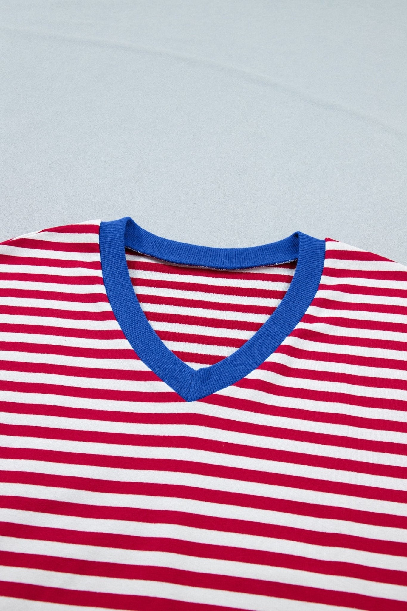 Skye Stripe Trim Tee Set - Hello Beautiful BoutiqueShort SetsThreaded Pear